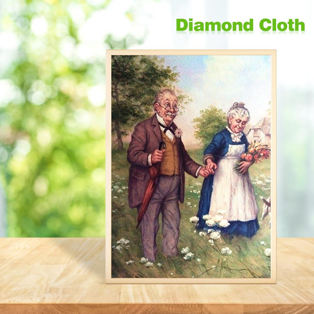 Older Couples - Full Round Drill Diamond Painting 30*40CM