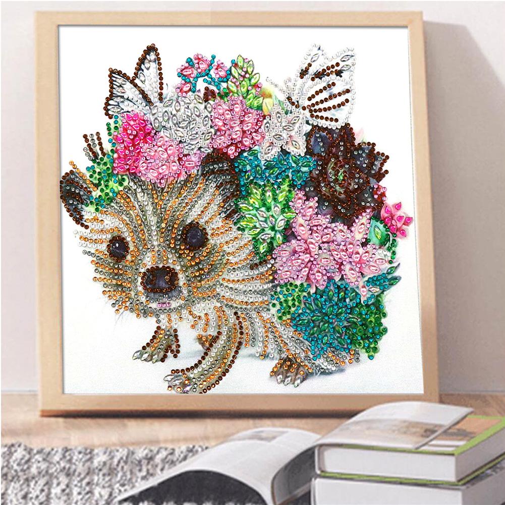 Dog - Special Shaped Drill Diamond Painting 30*30CM