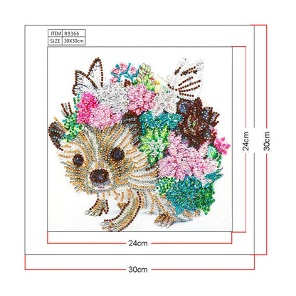 Dog - Special Shaped Drill Diamond Painting 30*30CM