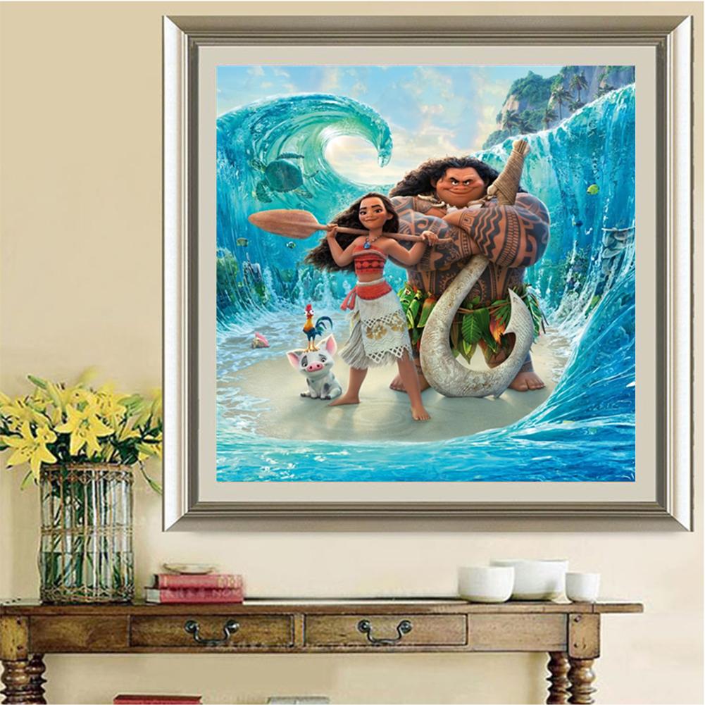 Moana - Full Round Drill Diamond Painting 30*30 CM