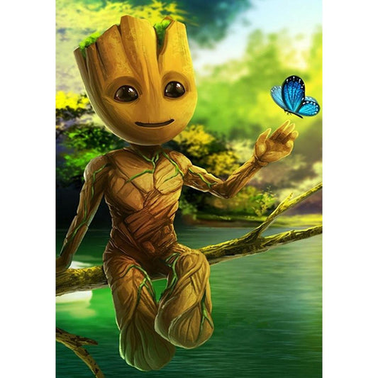 Groot - Full Round Drill Diamond Painting 30*40CM