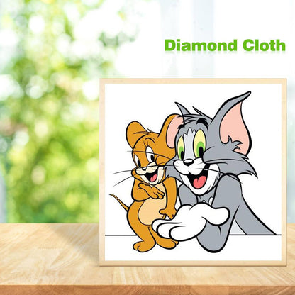 Tom Jerry - Full Round Drill Diamond Painting 30*30CM