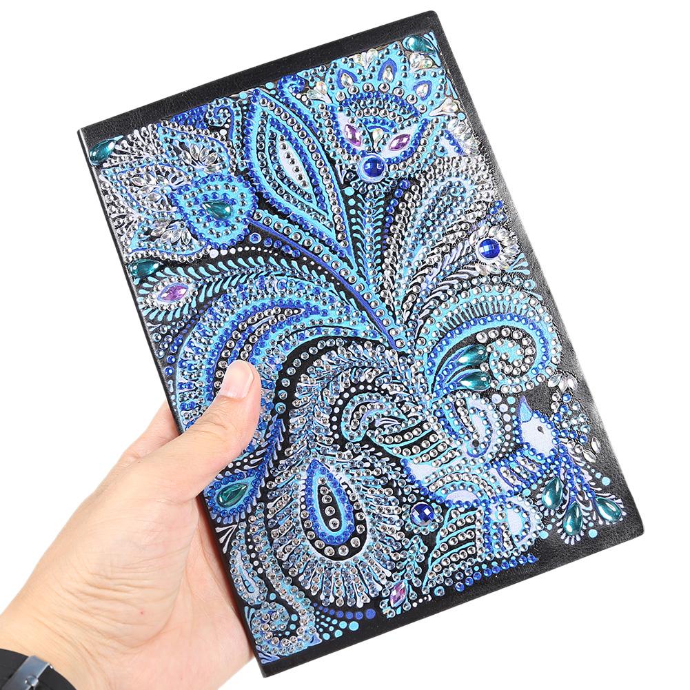 DIY Mandala Special Shaped Diamond Painting 50 Pages Sketchbook A5 Notebook