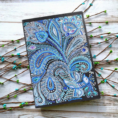 DIY Mandala Special Shaped Diamond Painting 50 Pages Sketchbook A5 Notebook