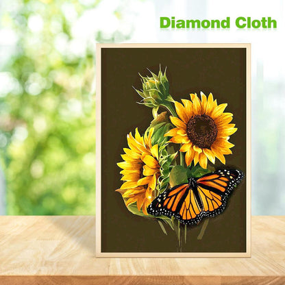 Sunflower - Full Round Drill Diamond Painting 30*40CM