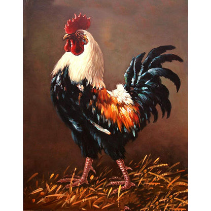 Rooster - Full Round Drill Diamond Painting 30*40CM