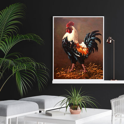 Rooster - Full Round Drill Diamond Painting 30*40CM