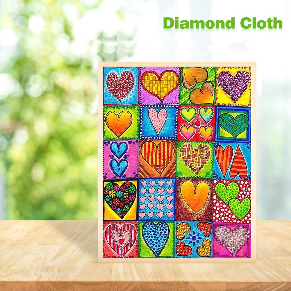 Heart - Full Round Drill Diamond Painting 40*50CM