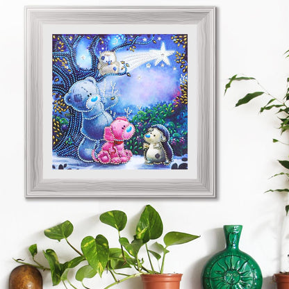 Bear - Special Shaped Drill Diamond Painting 30*30CM