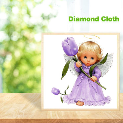 Angel - Full Round Drill Diamond Painting 30*30CM