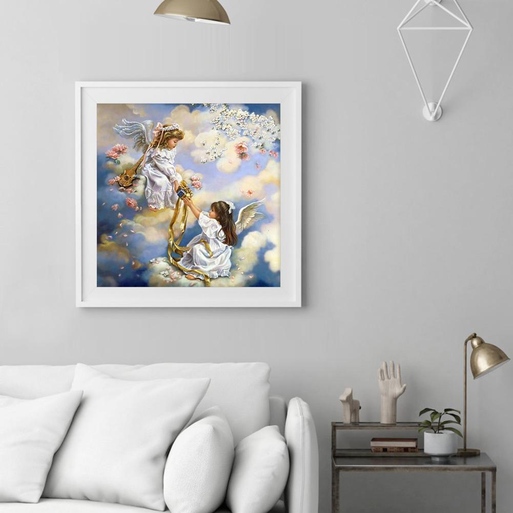 Angel - Full Round Drill Diamond Painting 30*30CM