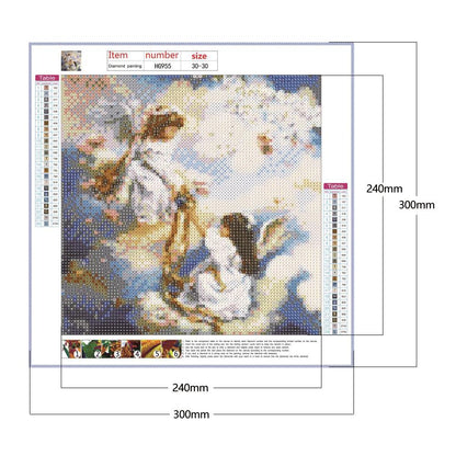 Angel - Full Round Drill Diamond Painting 30*30CM