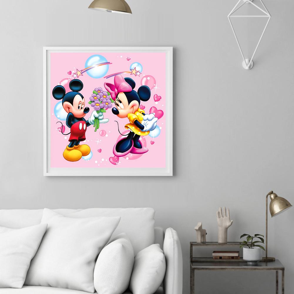 Mickey Mouse - Full Round Drill Diamond Painting 30*30CM