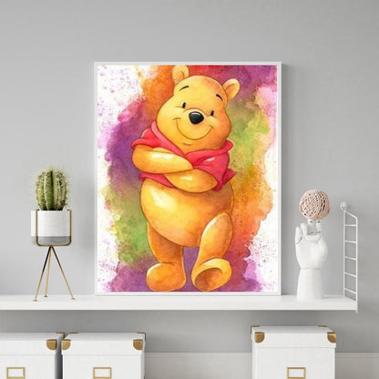 Winnie Pooh - Full Round Drill Diamond Painting 30X40CM