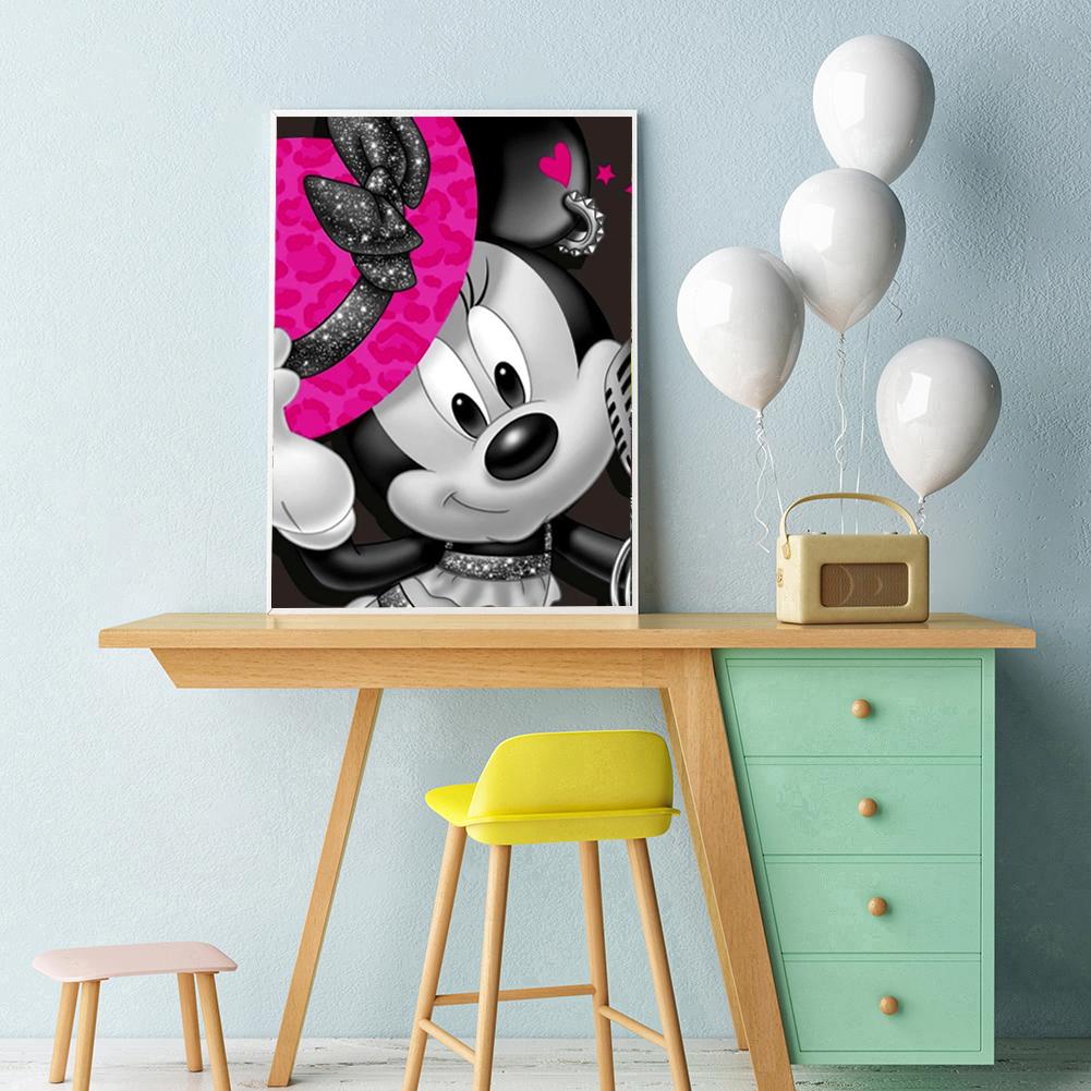 Minnie - Full Round Drill Diamond Painting 30X40CM