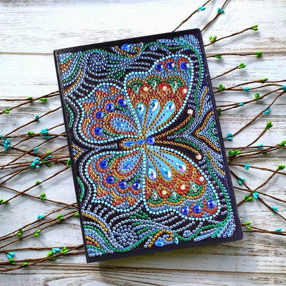 DIY Butterfly Special Shaped Diamond Painting 50 Pages Students Sketchbook