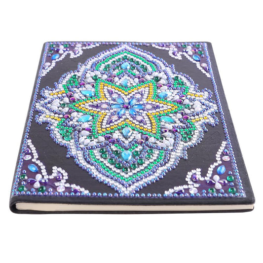 DIY Mandala Special Shaped Diamond Painting 50 Pages A5 Notebook Sketchbook