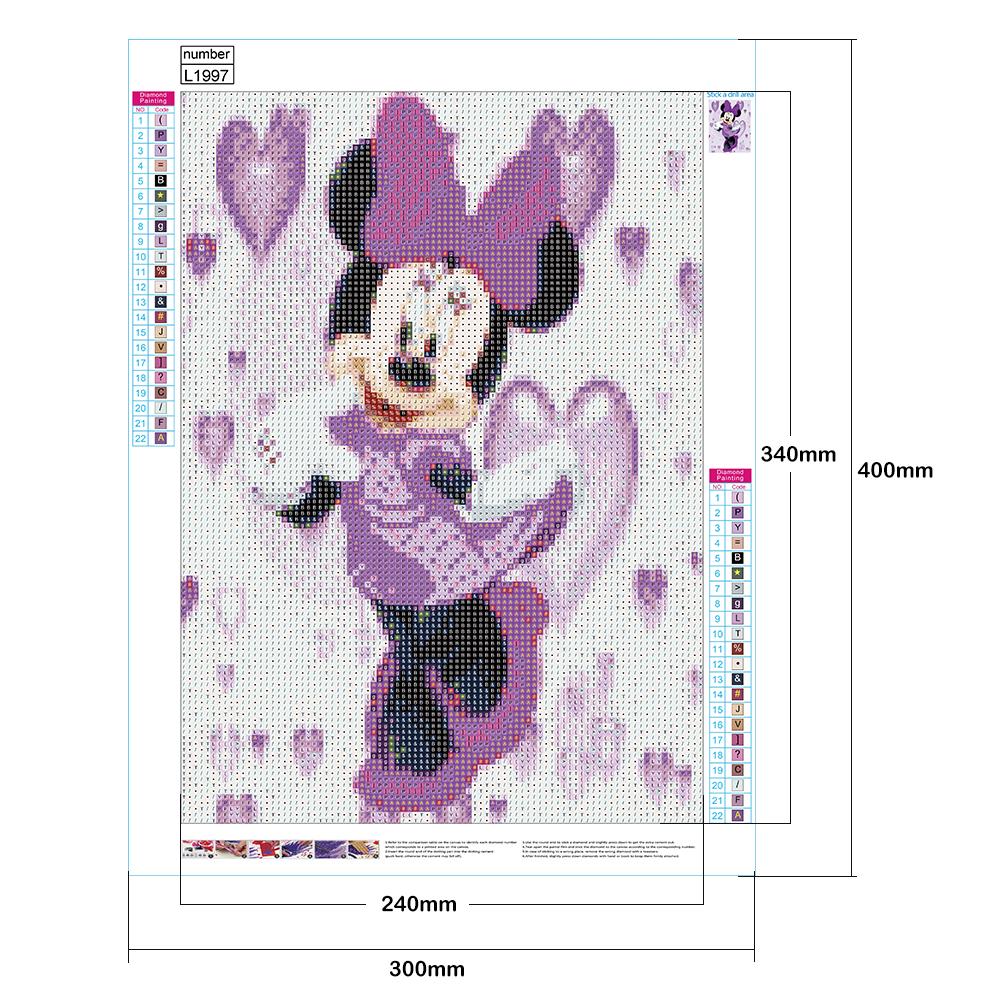 Mickey Mouse - Full Round Drill Diamond Painting 30*40 CM