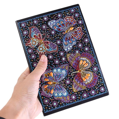 DIY Butterfly Special Shaped Diamond Painting 50 Pages A5 Sketchbook Crafts