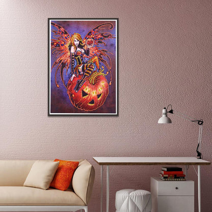 Witch - Full Round Drill Diamond Painting 30*40CM