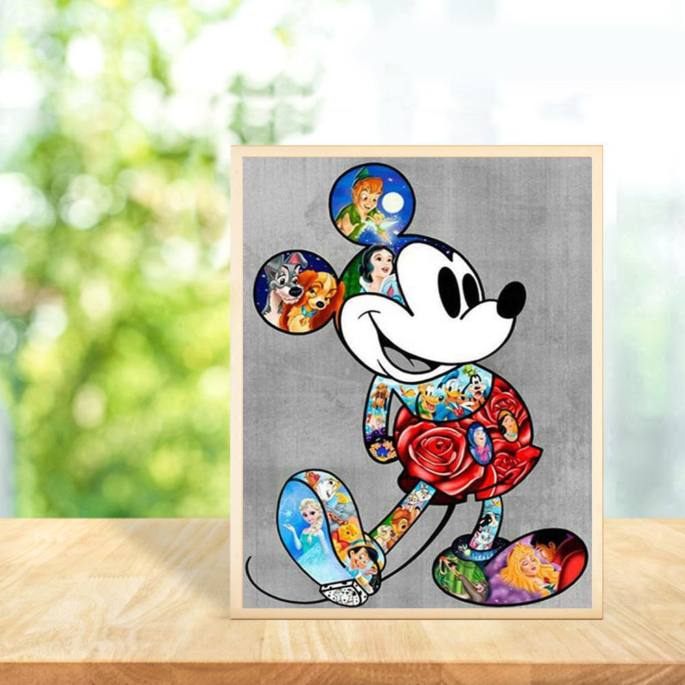 Mickey Mouse - Full Round Drill Diamond Painting 30*40CM