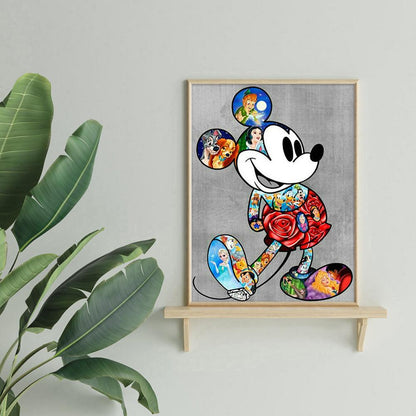 Mickey Mouse - Full Round Drill Diamond Painting 30*40CM