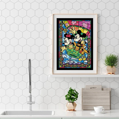 Mickey Mouse - Full Round Drill Diamond Painting 30*40CM