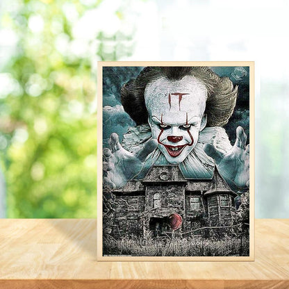 Clown - Full Round Drill Diamond Painting 30*40CM