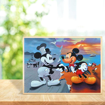 Mickey Mouse - Full Round Drill Diamond Painting 30*40CM