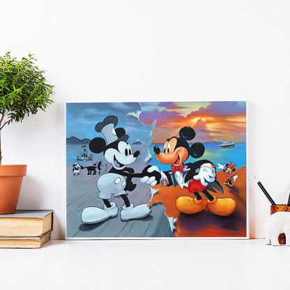 Mickey Mouse - Full Round Drill Diamond Painting 30*40CM