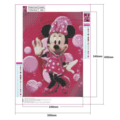 Mickey Mouse - Full Round Drill Diamond Painting 30X40CM