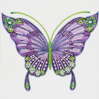 Butterfly - Full Round Drill Diamond Painting 30*30CM