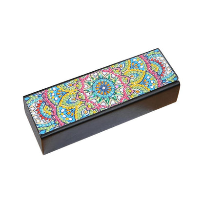 DIY Diamond Painting Leather Sunglasses Box Portable Glasses Storage Case