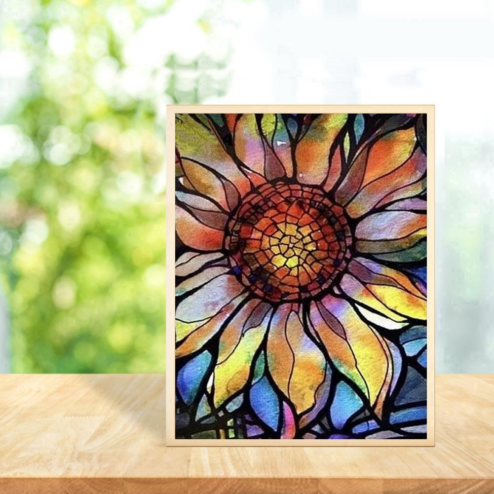 Sunflower - Full Round Drill Diamond Painting 30X40CM