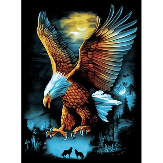 Eagle - Full Round Drill Diamond Painting 30*40CM