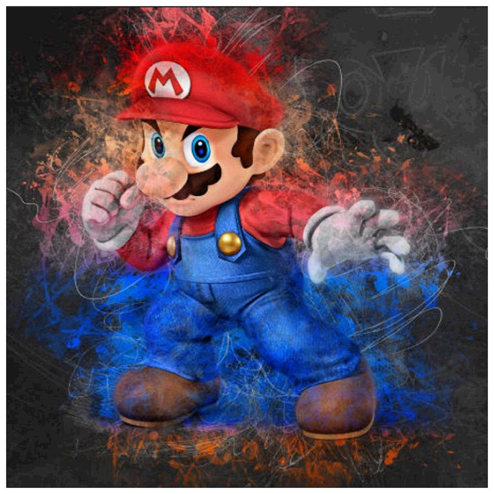 Mario - Full Round Drill Diamond Painting 30*30CM