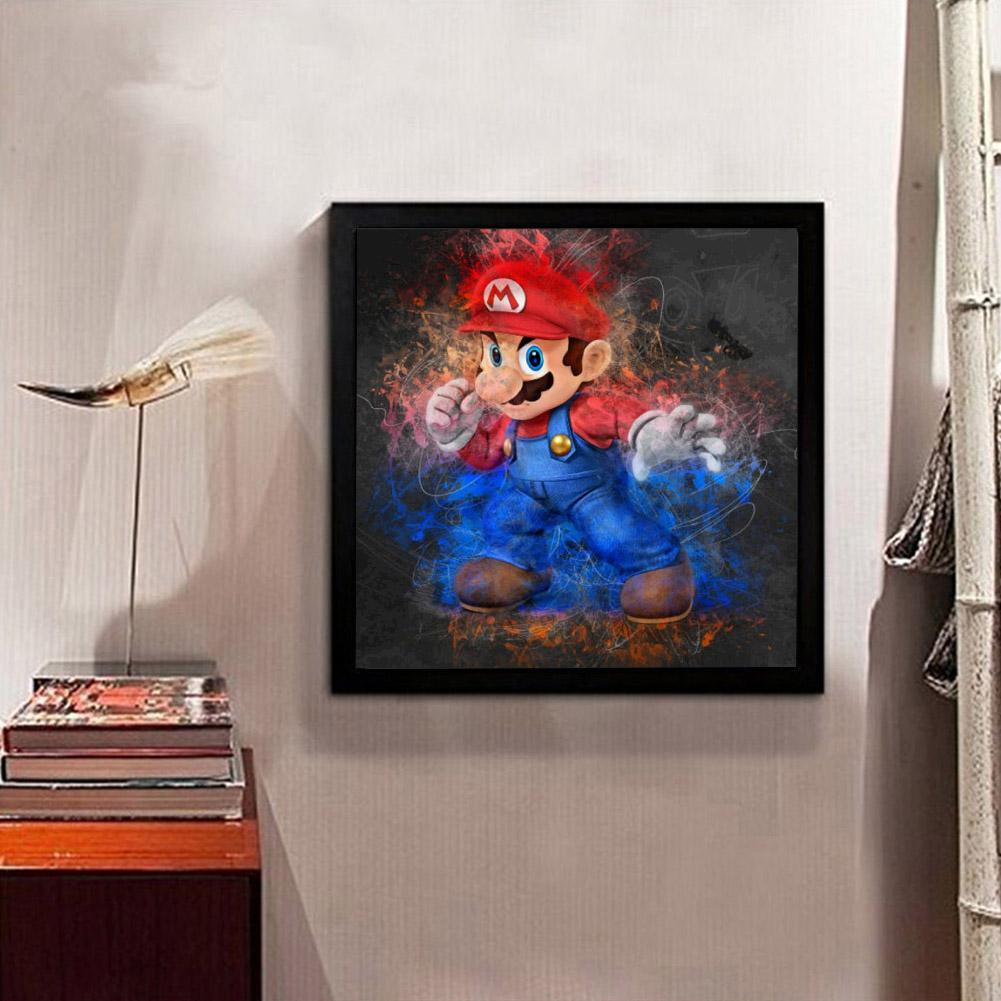 Mario - Full Round Drill Diamond Painting 30*30CM