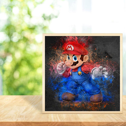 Mario - Full Round Drill Diamond Painting 30*30CM