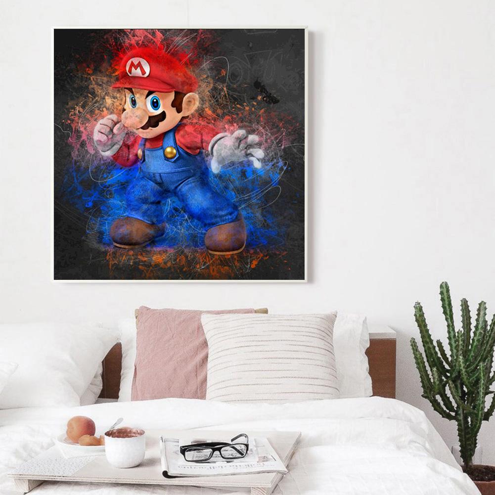 Mario - Full Round Drill Diamond Painting 30*30CM