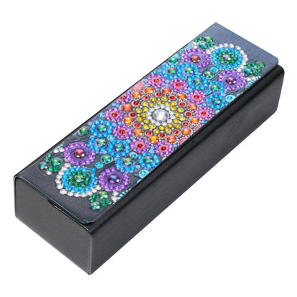 DIY Diamond Painting Leather Eye Glasses Box Travel Sunglasses Storage Case