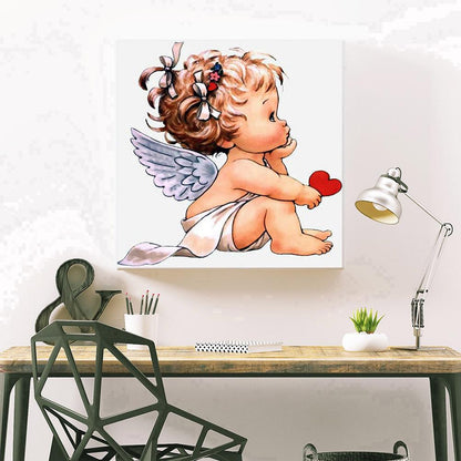 Baby Angle - Full Round Drill Diamond Painting 30*30CM