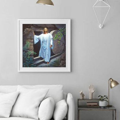 Jesus - Full Round Drill Diamond Painting 30*30CM