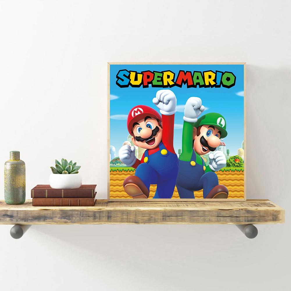 Mario - Full Round Drill Diamond Painting 30*30CM