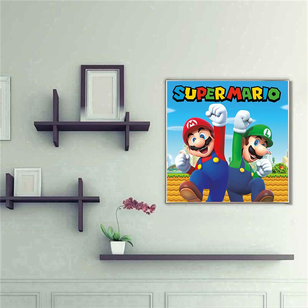 Mario - Full Round Drill Diamond Painting 30*30CM