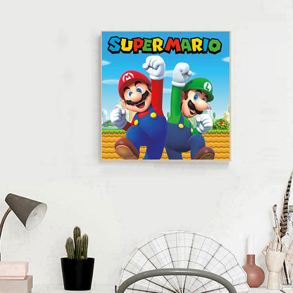 Mario - Full Round Drill Diamond Painting 30*30CM