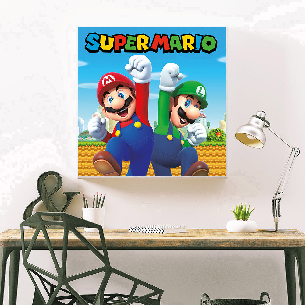 Mario - Full Round Drill Diamond Painting 30*30CM