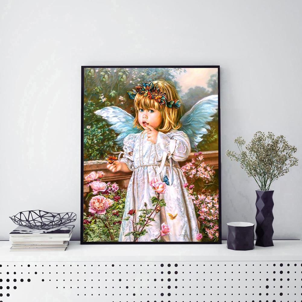 Angel - Full Round Drill Diamond Painting 30*40CM