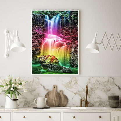 Waterfall - Full Round Drill Diamond Painting 30*40CM