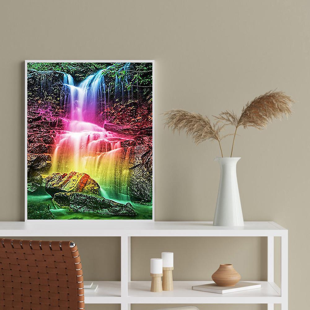 Waterfall - Full Round Drill Diamond Painting 30*40CM