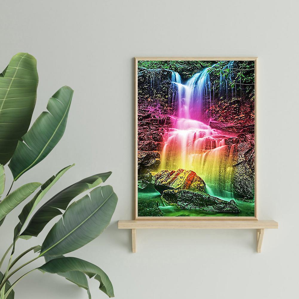 Waterfall - Full Round Drill Diamond Painting 30*40CM